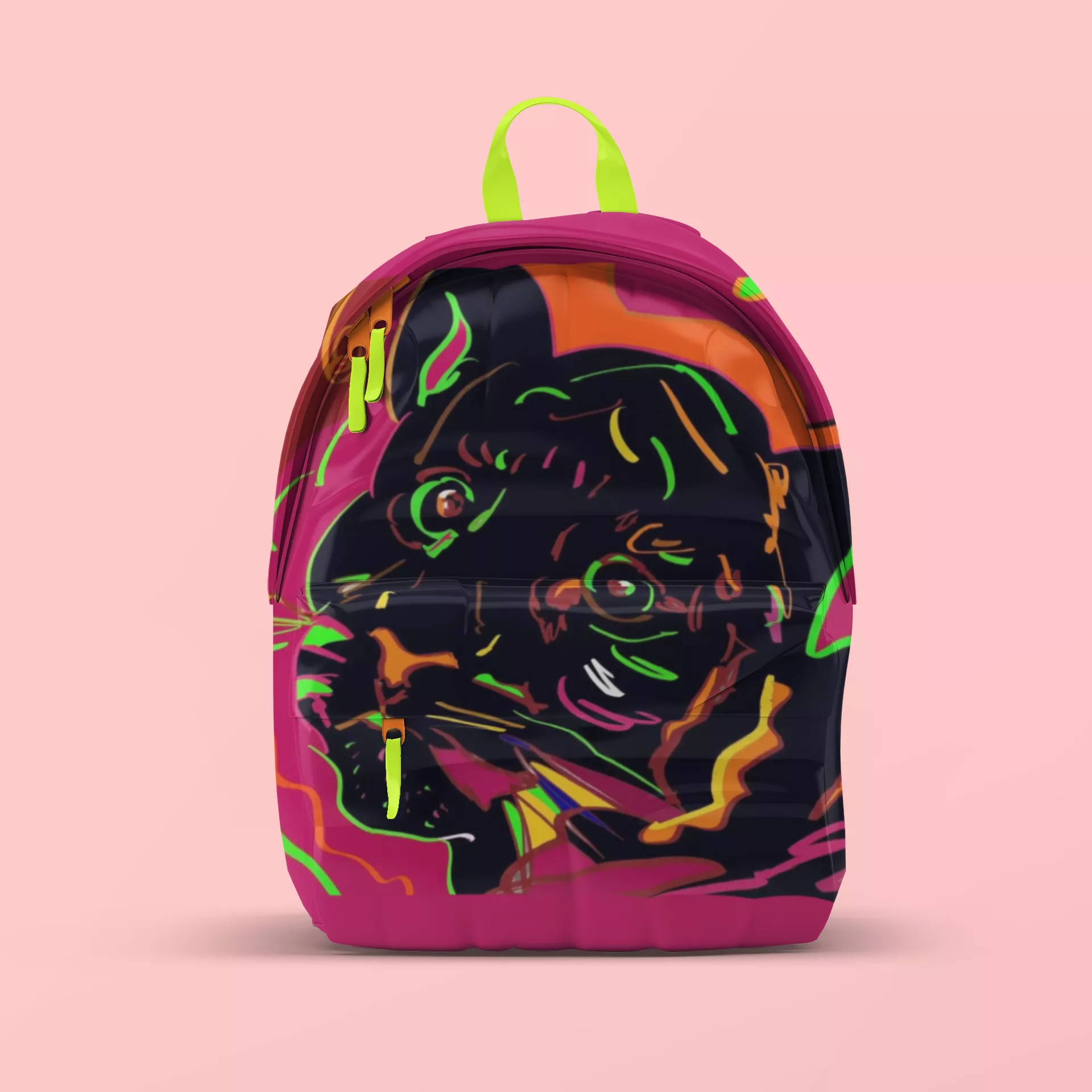 23B2-005 little tiger backpack小老虎双肩背包