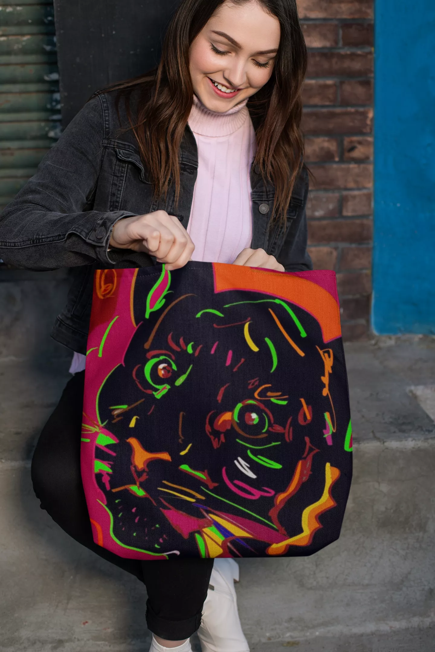 23B1-005 little tiger Tote Bag 小老虎托特包