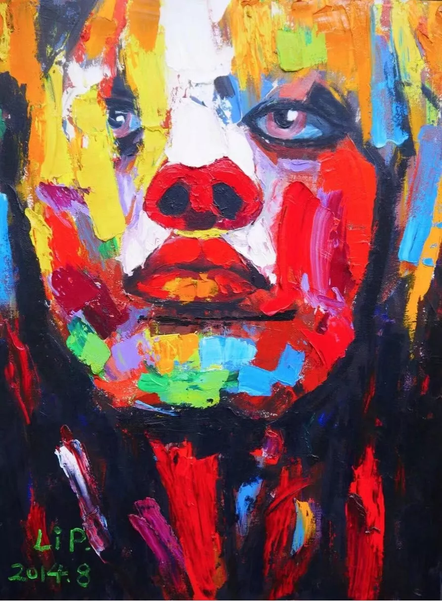 Start 开始 Oil on canvas油画，60X90cm