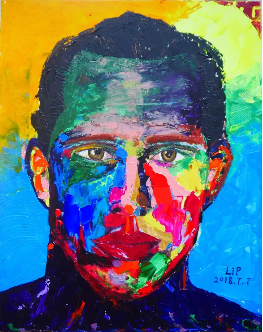 Travis 特拉维斯 丙烯，80X100cm
