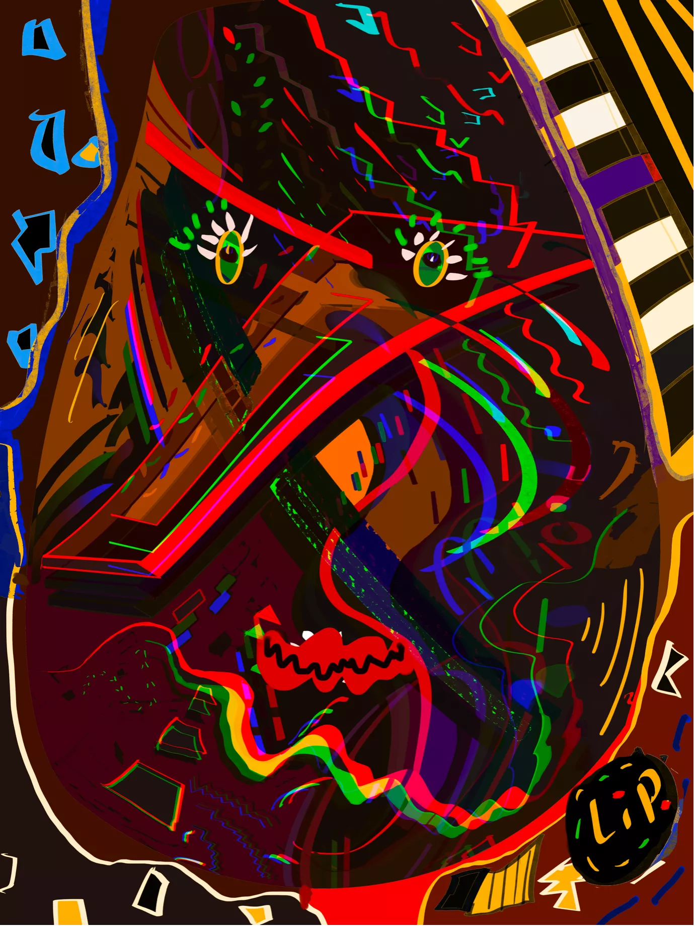 Self-portrait, while I’m having synesthesia. All about love, Maurice Ravel - Miroirs No. 1, Noctuelles (Moths) 拉威尔夜蛾联觉自画像：一切关于爱，拉威尔-镜子组曲一号，夜蛾
